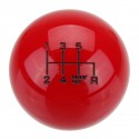 M10X1.5mm 6 Speed Round Ball Gear Shift Knob Short Throw Shifter Lever Universal