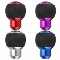 Universal 5 6 Speed Manual Car Gear Shift Knob Shifter Lever Aluminum Handle Ball with 3 Adapter