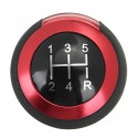 Universal 5 6 Speed Manual Car Gear Shift Knob Shifter Lever Aluminum Handle Ball with 3 Adapter