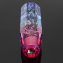 Universal 15cm Bubble Styling Crystal Manual Gear Knob Shifter Red White Blue