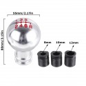 Universal 6 Speed Car Aluminum Alloy Gear Shift Knob Round Ball Shape