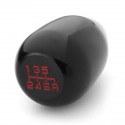 Universal 6 Speed Gear Shift Knob Aluminum Alloy with 8/10/12mm Adapters