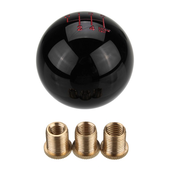 Universal 6 Speed Round Ball Gear Shift Knob Short Throw Shifter Lever