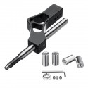 Universal Aluminium Shift Knob Extender Lever Gear Shifter Extension Fit 12 10 8mm Adapters
