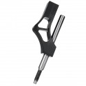 Universal Aluminium Shift Knob Extender Lever Gear Shifter Extension Fit 12 10 8mm Adapters