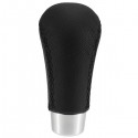 Universal Black Leather Car Gear Lever Shift Knob 9cm Length Shifter