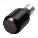 Universal Car 5 Speed Aluminum Alloy Gear Shift Knob With 8mm/10mm/12mm Adapter