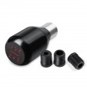 Universal Car 5 Speed Aluminum Alloy Gear Shift Knob With 8mm/10mm/12mm Adapter