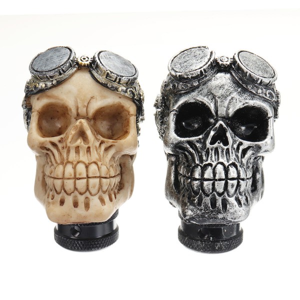 Universal Car Skull Head Transmission Gear Shift Knob Shifter Lever