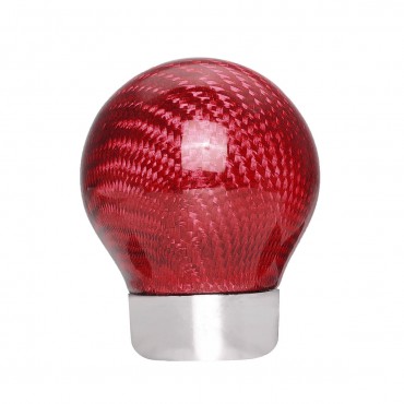 Universal Carbon Fiber Color Gear Shift Knob With 8MM 10MM 11MM 12MM Adapters