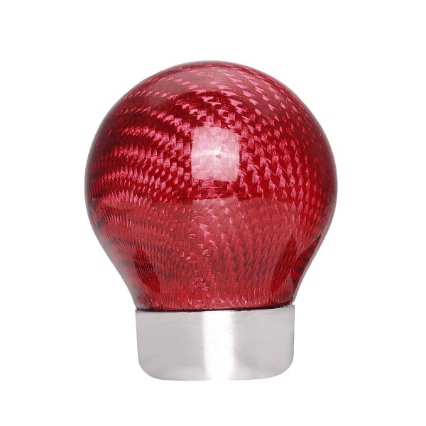 Universal Carbon Fiber Color Gear Shift Knob With 8MM 10MM 11MM 12MM Adapters