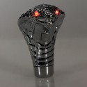 Universal Led Eyes Car Chrome Manual Gear Shift Knob Cobra Snake