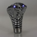 Universal Led Eyes Car Chrome Manual Gear Shift Knob Cobra Snake