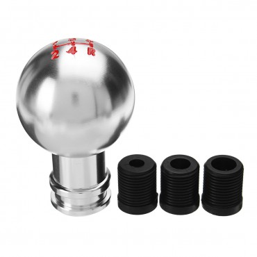 Universal Round 5 Speed Car Manual Gear Stick Shift Knob Lever Shifter W/ Screws