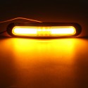 10-30V Chrome LED Side Marker Lights Indicator Lamp Waterproof for Trailer Truck Lorry