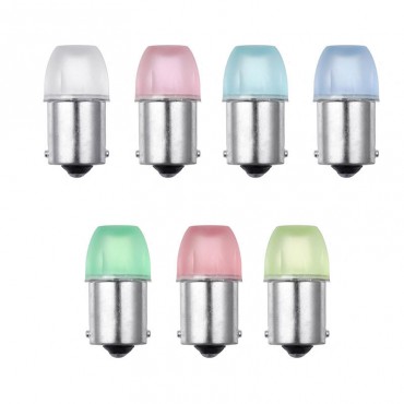 10PCS 1156 BA15S LED Reversing Light Brake Turn Signal Lamp Waterproof Replacement Bulb 7 Colors Constantly Bright