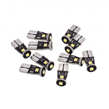 10Pcs T10 SMD3030 LED Car Light Reading Lamp License Lamp Refitted Driving Lamp Universal