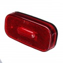 12-24V LED Oblong Side Marker Lights Car Caravan RV Clearance Indicator Lamp Red