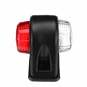 12V 24V 8 LED Side Marker Lights Indicator Rubbers Lamp Red+White For Trailer Truck Caravan Van