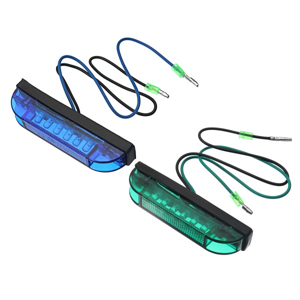 12V 6LED Side Marker Lights Waterproof Utility Strip for Truck Trailer Boat Navigation DC