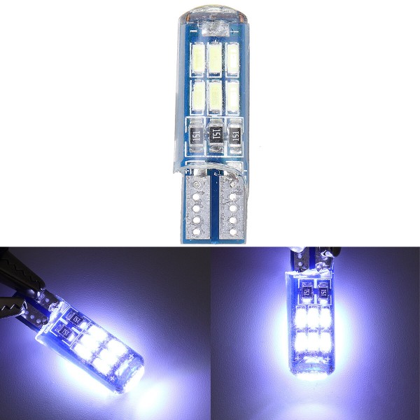 12V T10 168 194 LED Car License Plate Lamp Bulb Side Marker Light Bright Universal