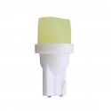 12V T10 COB LED Light Car Side Marker Reading Interior Dome Lamp Bulb Ceramic White