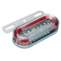 1PC 12LED 12V Flowing LED Side Marker Signal Light Indicator For Truck Trailers