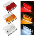 1PC 24V 15 LED Rear Side Marker Light Position Ground Lamp Truck Trailer Caravan Van