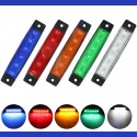 1PC 24V 6 LED Side Marker Light For Car Van Indicators Position Truck Trailer Lamp