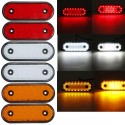 1PC 24V Truck Side Light With Rubber Led Indicating Wide Light Side Marker Light