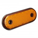 1PC 24V Truck Side Light With Rubber Led Indicating Wide Light Side Marker Light