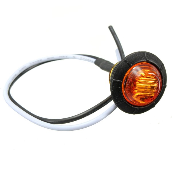 1PCS 12V-24V LED Side Marker Light Indicator Lamp Car Bus Truck Trailer Caravan Lorry