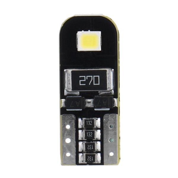 1PCS T10 2835 SMD LED Car Wedge Side Marker Lights Map Dome License Plate Bulb 1.8W 76LM