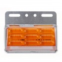 24V 4.8Inch Side Marker Lights Trailer Waterproof 49pcs COB Lamp Beads for Truck Bus