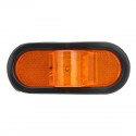 24V Yellow LED Car Rear Side Marker Lights Indicator Lamp for Truck Boat Tailer Caravan