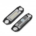 2PCS 18LED License Plate Light Lamp Bulb Error Free For Volvo S40 S60 S80 V50 XC70