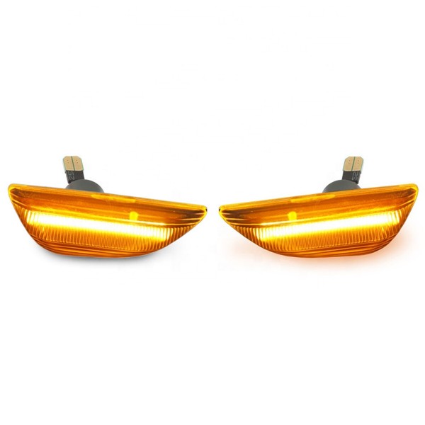 2PCS Dynamic LED Side Indicator Repeater Light For Opel Vauxhall Mokka X Chevrolet