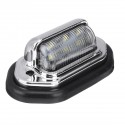 6LED Side Marker Indicator Light Clearance Lamp 12/24V For Truck Trailer Lorry Van