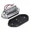 6LED Side Marker Indicator Light Clearance Lamp 12/24V For Truck Trailer Lorry Van