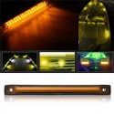 8 Inch 18 LED Car Slim Line Utility Strip Lights Waterproof 12V Side Marker Signal Lights Driving Lamp For Truck Trailer Boat