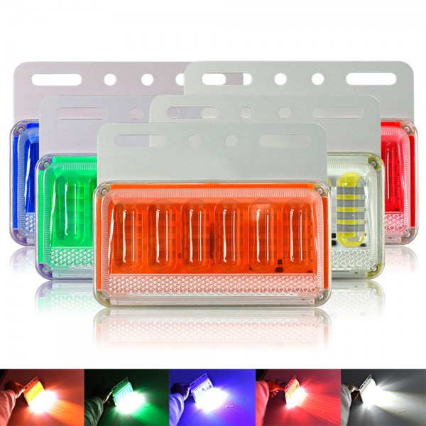 24V 6D Trunk LED Side Marker Lights Warning Signal Fog Parking Lamp for Trailer Lorry