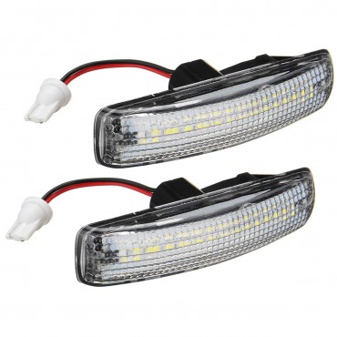 Car LED Black Smoked Side Repeater Light Side Marker Lights For Range Rover Sport Discovery