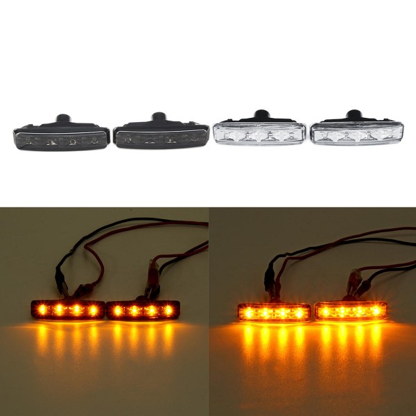 Car LED Side Marker Lights Indicator Turn Signal Lamp Amber for BMW E39 1997-2003