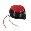 Car Round 7 LED Side Marker Lights Indicator Clearance Replacement Lamp Truck Trailer