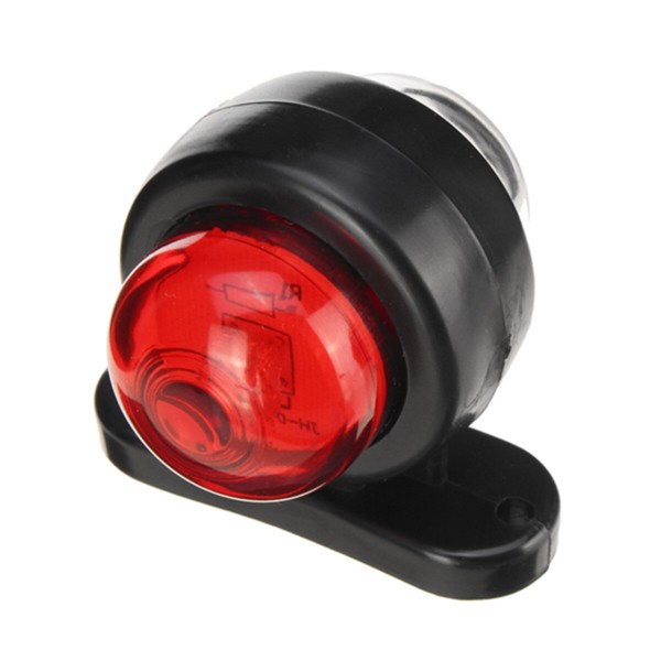 Double LED Side Marker Light Red & White Dual Color IP65 10-30V For Truckc Trailer Caravan Van