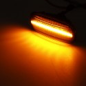 Dynamic Amber LED Side Maker Lights Turn Signal Indicator Bulbs Pair For Audi A3 S3 A4 S4 A6 S6