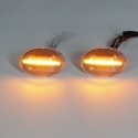 Dynamic LED Side Marker Lights Indicator Lamp 2Pcs For MINI Cooper R55 R56 R57 R58 R59