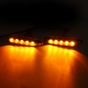 LED Side Indicator Repeater Lights Black/Clear For BMW E46 E60 E81 E83 E87 E90 E91 M