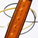 LED Side Marker Indicator Lights Lorry Sidelamp 9.6cm 5-Color 2Pcs for Jeep Car Truck SUV