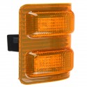 Pair LED Side Mirror Marker Lights Amber For Ford F250 F350 F450 F-550 Super Duty 2008-2016